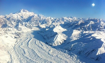 Knik Glacier Flight Tour for Up to Three People from Legends Aviation (50% Off)