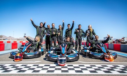 One or Two Go-Kart Races for One or Two Drivers at Vegas Superkarts (Up to 63% Off)