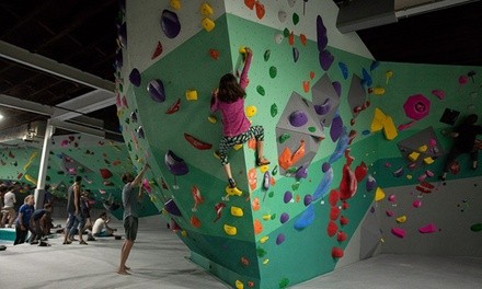 Intro to Bouldering Package for One, Two, or Four at Tufas Boulder Lounge (Up to 59% Off)