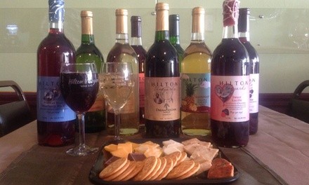 Wine Tasting and Cheese Plates at Hilton Vineyard (Up to 52% Off)