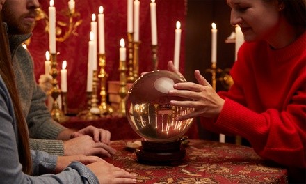 Basic, Tarot Card, or Full-Life Crystal Reading from Psychic Sessions by Sarina (Up to 67% Off)