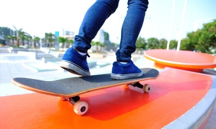One or Two Private Skateboard Lessons for One or Two Students with Online Course from GoSkate (Up to 68% Off)