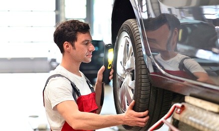 Up to 42% Off on Wheel Alignment / Balancing - Car at First coast auto connection repair and service.