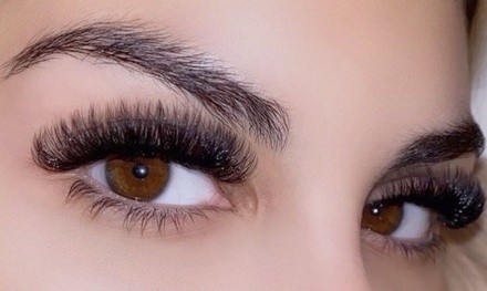 Classic Eyelash Extensions with Optional Eyebrow Wax at Coco Nail Spa II (Up to 72% Off)