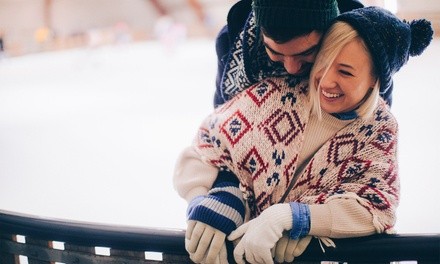Ice Skating for One, Two, or Four with Skate Rental and Restaurant Gift Card at The Ice Mine (Up to 55% Off)