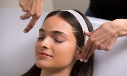 One or Three Eyebrow Threading and Shaping Sessions at Lotus Salon & Spa (Up to 47% Off)