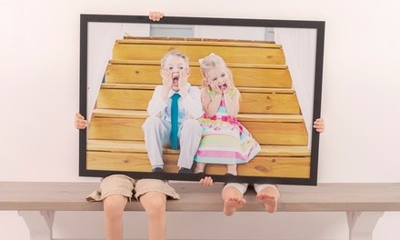 Personalized Metal Photo Print from Picture It Custom (Up to 87% Off). Six Options Available. 