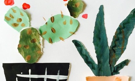 $33 for Virtual Art Camp with Kit and Class from Oil and Cotton ($45 Value)