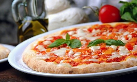 Food and Drink for Dine-In at Champs Classic Pizza and Steaks (Up to 30% Off). Three Options Available.