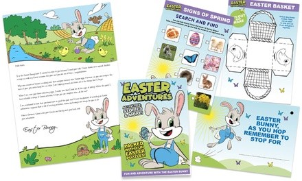 Digital Easter Bunny Activity Pack from Easter Bunny Direct (Up to 50% Off). Four Options Available.
