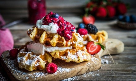 $4.80 for $6 Toward Food and Drink at Janess Backstage Chicken and Waffle Kitchen