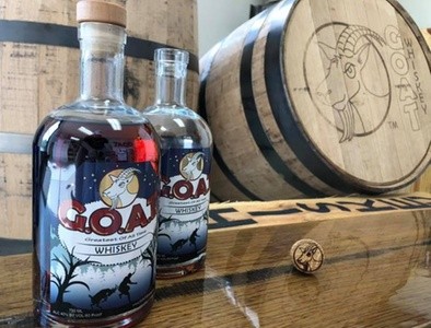 Distillery Tour, Tasting, and Glass for One, Two, or Four at G.O.A.T. Whiskey (Up to 69% Off)