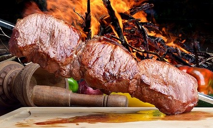 All-You-Can-Eeat Rodizio Buffet at Porto Alegre Brazilian Grill (Up to 30% Off). Two Options Available.