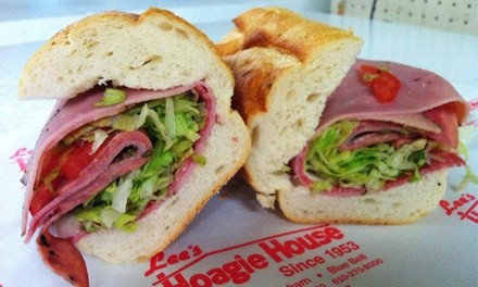 Deli Sandwiches at Lee's Hoagie House of Horsham and Abbington (Up to 25% Off). Two Options Available.