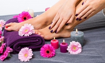 One Shellac Manicure with Optional Mini Pedicure at JC Christophers Salon & Spa (Up to 30% Off)