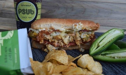 Food and Drink for Dine-In and Takeout at Planet Sub (Up to 25% Off). Two Options Available.