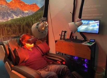 20-Minute No-Touch Massage Chair Session with VR Esqape Experience for One or Two at Inngi Float (Up to 37% Off)