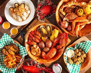 Food and Drink at Mr. Q Crab House (Up to 35% Off). Two Options Available.