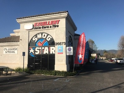 $27.75 for STAR Certified Smog Test at Excellent Auto Care & Tire ($51 Value)