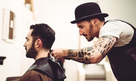 Men's Haircut with Optional Color at Purrrfect Hair and Nails (Up to 60% Off)