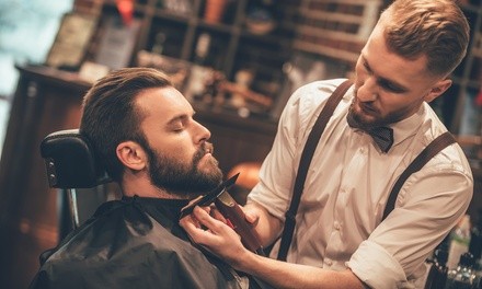 Men's Haircut and Shave at Deebee Barber Services (Up to 28% Off)