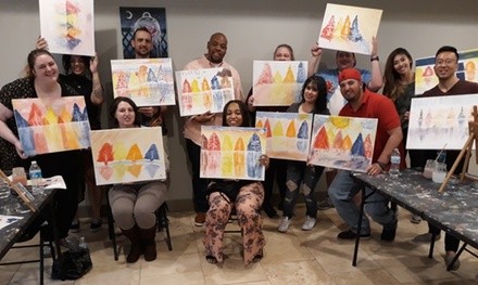 420 Painting Class for One or Two at Kush & Canvases (Up to 31% Off)