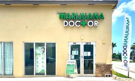 $147 for New-Patient Consultation for Medical Marijuana Certification from Marijuana Doctor ($199 Value)