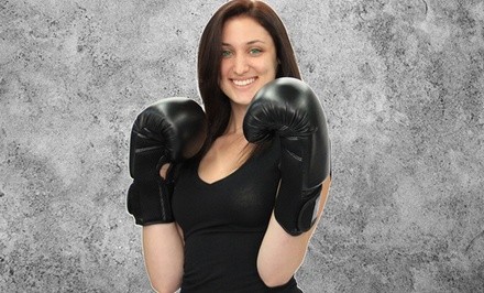 4 or 7 Kickboxing Classes and Personal-Training Session with Gloves at Innovative KickBoxing (Up to 74% Off)