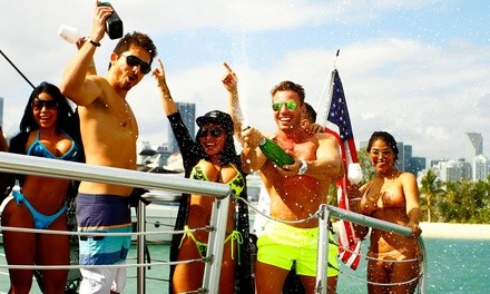 Three-Hour Standard or VIP All-Inclusive Boat Party Package at PARTY Miami BOAT (Up to 30% Off)