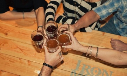 Brewery Tour for Two or Four with Beer Flight and Pint Glass and at Iron Monk Brewing Company (Up to 35% Off)