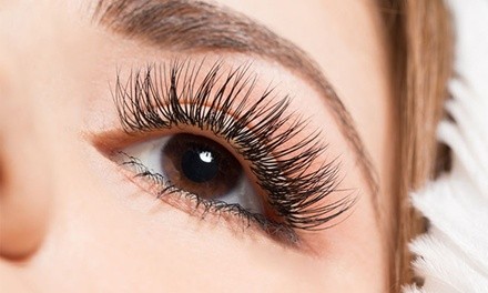 Classic, or Volume Mega Eyelash Extensions with Optional Two-Week Fill at DemiLash (Up to 71% Off)