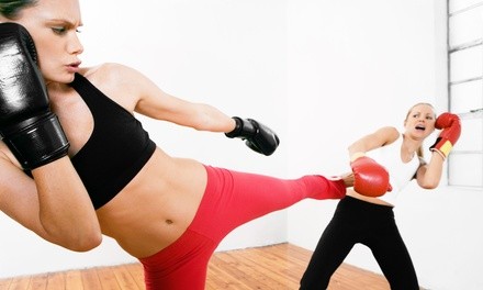 One Private Kickboxing Class and Two or Four Group Classes at Stephen's Karate & Kickboxing (Up to 75% Off)