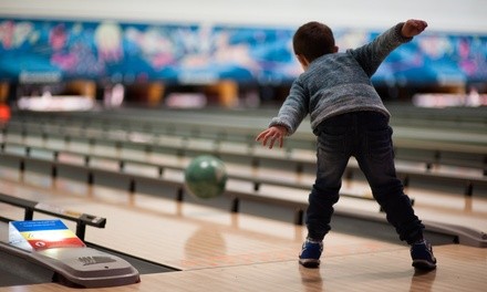 Two Games of Bowling with Shoes and Draft or Soda Pitcher and Pizza at King Pin Lanes (Up to 36% Off)