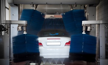 Silver or Titanium Tunnel Washes at Break Time Car Wash (Up to 68% Off). Eight Options Available.