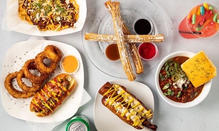 $11 for $14 Toward American Food and Drink at Da Barkin Dawgs, Takeout or Dine-In if Available