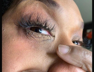 One Full Set of 60 Classic or 90 Premium Mink Eyelash Extensions at LashShoppebySade (Up to 38% Off)