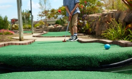 18 Holes of Miniature Golf for Two, Four, or Six with Arcade Tokens at Adventure Landing (Up to 50% Off)