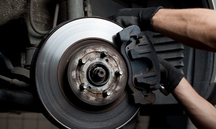 $369 for Brake-Pad & Rotor Replacement for Front/Rear Wheels at Parrott Discount Auto Repair ($450 Value)