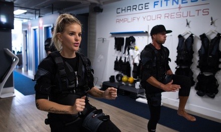 Three Group or Three Private EMS Workout Training Sessions at Charge Fitness (Up to 49% Off)