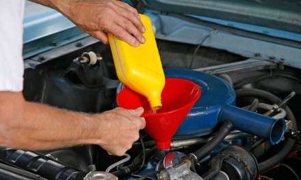 Conventional or Synthetic Oil Change Package at Sam's Automotive Repairs & Collision (Up to 36% Off)