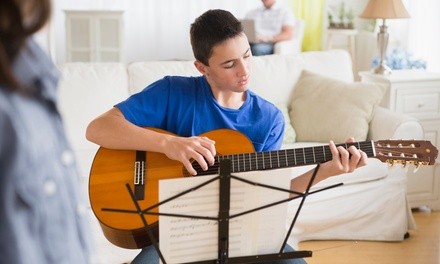 Four Drum, Guitar, Piano, String, Brass, Woodwind, or Vocal Lessons at Limelight Music School (Up to 58% Off)