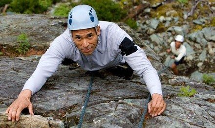 Four-Hour Intro-to-Climbing Trip with Guide and Gear for Two or Four at Rock-N-Row (Up to 41% Off)
