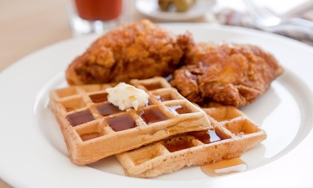 Food and Drink for Carryout or Dine-In at I Love Chicken & Waffles (Up to 40% Off). Two Options Available.