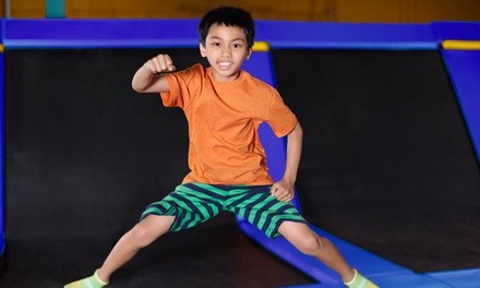 One- or Two-Hour Jump Pass for One or Two at Big Air Trampoline Park (Up to 53% Off)