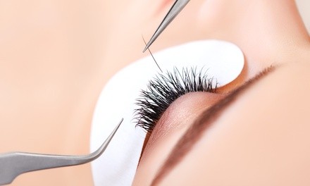 Full Set of Regular, or Volume Eyelash Extensions at J'Adore Hair & Lash Bar (Up to 65% Off)