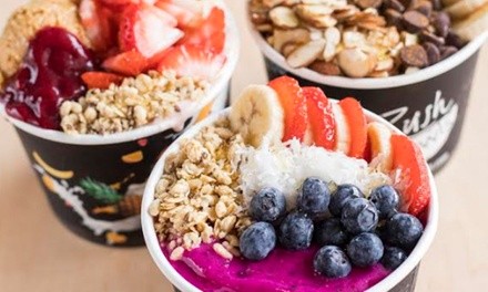 Healthy Food Bowls for Takeout and Dine-In if Available at Rush Bowls (Up to 30% Off). Two Options Available.