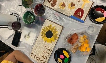 Admission to Paint and Sip Party for One, Two, or Four from Paint and Pine Events (Up to 60% Off)