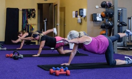 30-Day Gym Membership package at Anytime Fitness (Up to 93% Off). Four Options Available.