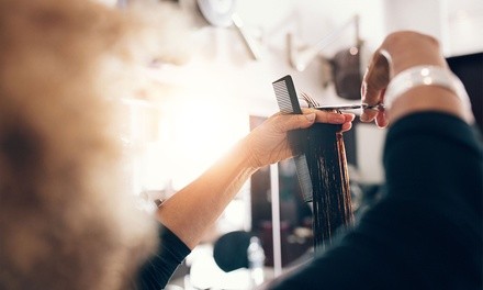 Hair-Styling Services for Women or Men at Omega NYC Hair and Makeup (Up to 65% Off). Five Options Available.