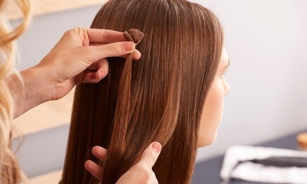 Up to 81% Off on Salon - Hair Extensions / Feathering at Presh Hair Boutique